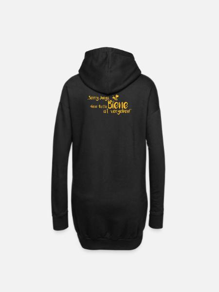 Junggesellenabschied flotte Biene - Hoodie-Kleid - Schwarz