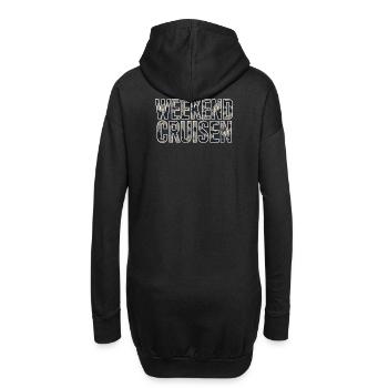 Weekend Cruisen Shirt Sticker für Tuning Fans - Hoodie-Kleid - Schwarz - Hinten