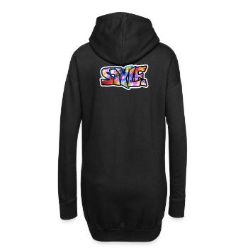 Stylisez votre vie - Sweat-shirt à capuche long Femme - noir - Dos