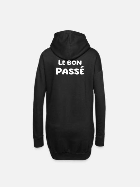 nostalgia for the past - Hoodie Dress - black
