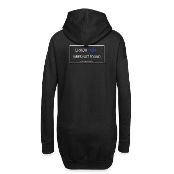 Vibes not found - Hoodie-Kleid - Schwarz - Hinten