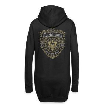 Quedlinburg (bonne vieille ville-édition) - Sweat-shirt à capuche long Femme - noir - Dos