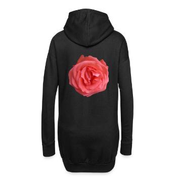 Soul Rose - Seelenrose - Hoodie-Kleid - Schwarz - Hinten