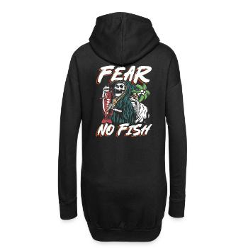 Ne craignez pas les poissons | Pêche à la ligne Skull & Reaper - Sweat-shirt à capuche long Femme - noir - Dos