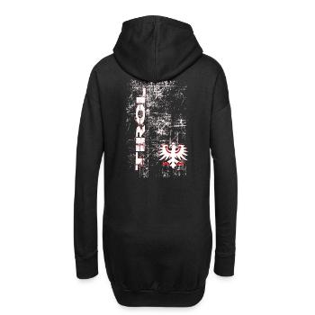 Tirol - Hoodie-Kleid - Schwarz - Hinten