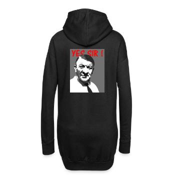 Yes Sir ! Tonton Flingueur - Sweat-shirt à capuche long Femme - noir - Dos