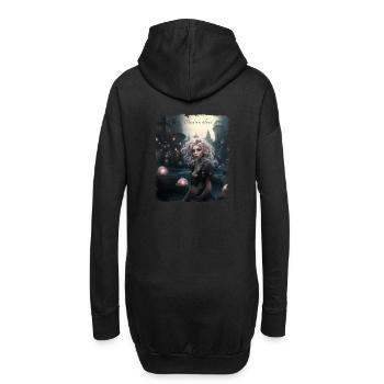 La fille de l'eau - Sweat-shirt à capuche long Femme - noir - Dos