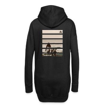 Tomorrow is Now - Hoodie-Kleid - Schwarz - Hinten