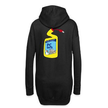 PC Duck - Hoodie Dress - black - Back