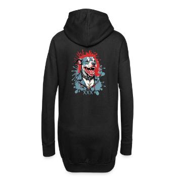 Race de chien Pitbulls - Sweat-shirt à capuche long Femme - noir - Dos