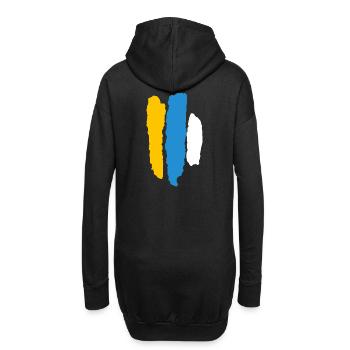 flag Canaria - Hoodie-Kleid - Schwarz - Hinten