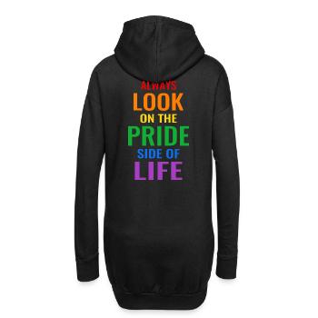 LGBT Regenbogen Gay Pride schwul lesbisch lustig - Hoodie-Kleid - Schwarz - Hinten