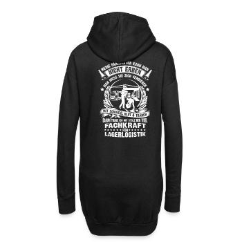 Fachkraft für Lagerlogistik/Lagerarbeiter/Lager - Hoodie-Kleid - Schwarz - Hinten