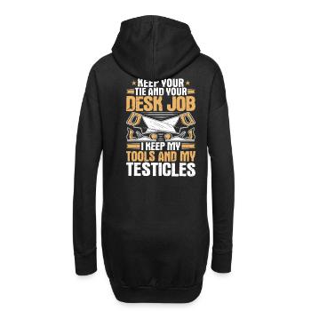 Carpenter Carpenter Carpenter Carpenter Carpenter - Hoodie Dress - black - Back