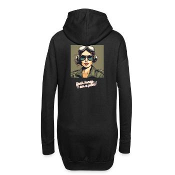 Yeah Honey... - Hoodie-Kleid - Schwarz - Hinten