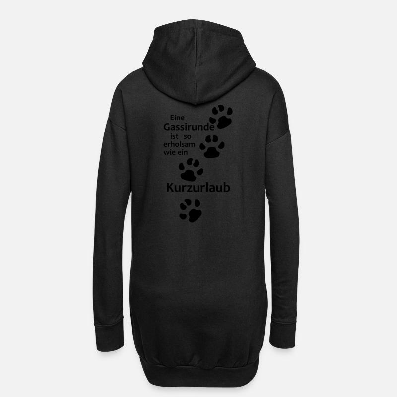 Hundesprüche,Hundebesitzer,Hundehalter,Hundeliebe - Hoodie-Kleid - Schwarz