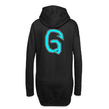 G - Juste une lettre ! - par YoshiArt - Sweat-shirt à capuche long Femme - noir - Dos