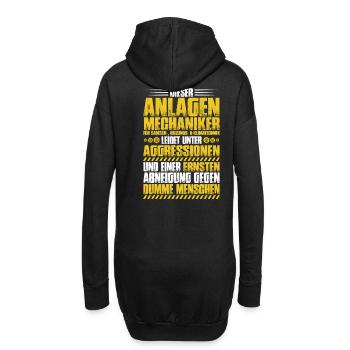Anlagenmechaniker/Klempner/Sanitär/Klimatechnik - Hoodie-Kleid - Schwarz - Hinten