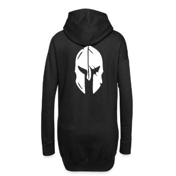Spartaner - Design - Sweat-shirt à capuche long Femme - noir - Dos