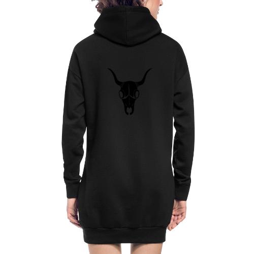 Bufa Skull Black - Sweat-shirt à capuche long Femme