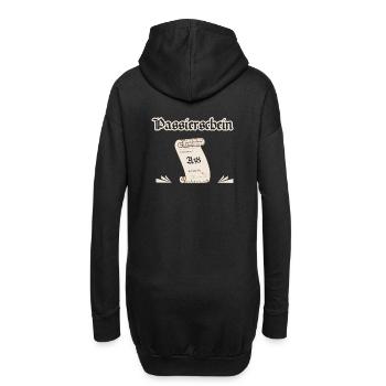 Passierschein A38 - Hoodie-Kleid - Schwarz - Hinten