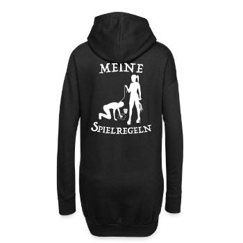 Die Regeln der Herrin - Domina - Hoodie-Kleid - Schwarz - Hinten