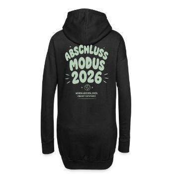 Abschluss Modus 2026 - Hoodie-Kleid - Schwarz - Hinten