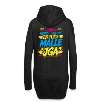 Malle 2026 JGA Meine letzte Chance zur Flucht - Hoodie-Kleid - Schwarz - Hinten