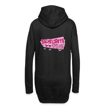 Junggesellenabschied Bachelorette Party - Hoodie-Kleid - Schwarz - Hinten
