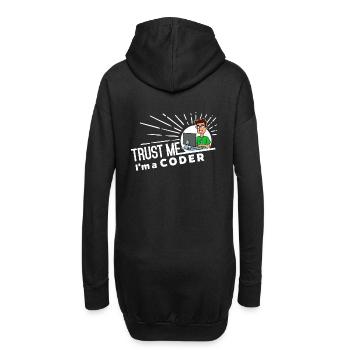 Programmierer - Vertrau mir - Hoodie-Kleid - Schwarz - Hinten