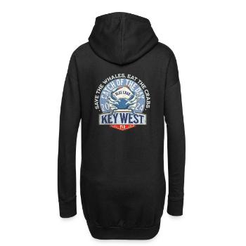 Key West Fang des Tages - Hoodie-Kleid - Schwarz - Hinten