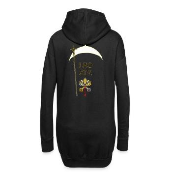 Papst LEO XIV. Vatikanstadt - Hoodie-Kleid - Schwarz - Hinten