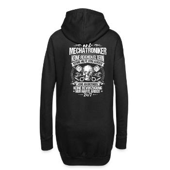 KFZ-Mechatroniker/KFZ-Mechatronik/Geschenk - Hoodie-Kleid - Schwarz - Hinten