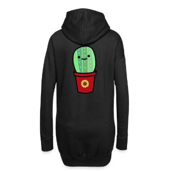 Cactus Plantes Plantes Cactus Cataracte - Sweat-shirt à capuche long Femme - noir - Dos