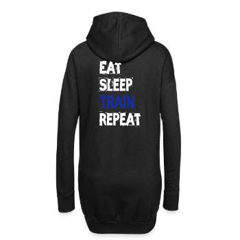 formation - Sweat-shirt à capuche long Femme - noir - Dos