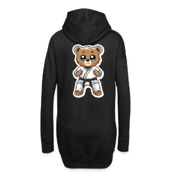 Ours en peluche autodéfense - Sweat-shirt à capuche long Femme - noir - Dos