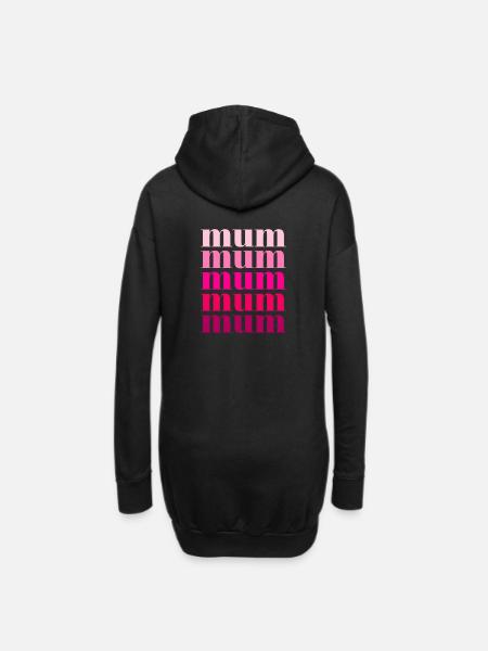 Maman Rosa - Sweat-shirt à capuche long Femme - noir