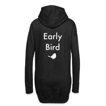 Early Bird - Sweat-shirt à capuche long Femme - noir - Dos