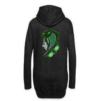 cobra - Sweat-shirt à capuche long Femme - noir - Dos