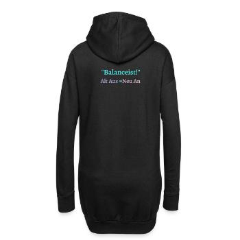 Équilibriste #1Neu 3 - Sweat-shirt à capuche long Femme - noir - Dos