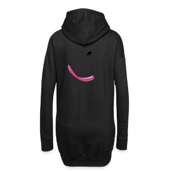 Paragleiter - Hoodie-Kleid - Schwarz - Hinten
