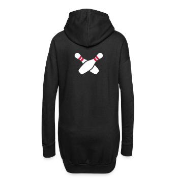 Bowling - Hoodie-Kleid - Schwarz - Hinten