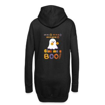 Mignon Halloween Cheerleader Ghost avec pompons - Sweat-shirt à capuche long Femme - noir - Dos