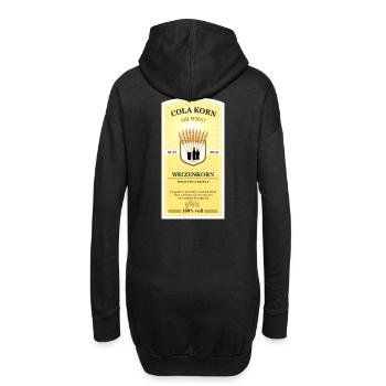 Cola Korn in Weizenkorn Edition - Hoodie-Kleid - Schwarz - Hinten