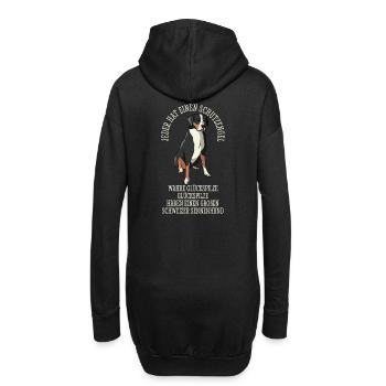 Sennenhund suisse Grand ange gardien - Sweat-shirt à capuche long Femme - noir - Dos