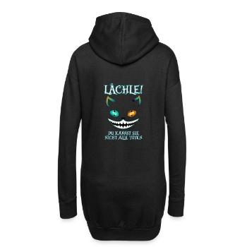 Souriez, vous ne pouvez pas tous les tuer - Sweat-shirt à capuche long Femme - noir - Dos