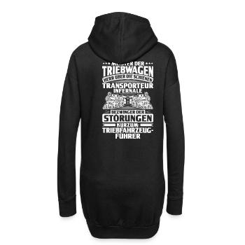 Triebfahrzeugführer Lokführer Lokomotivführer - Hoodie-Kleid - Schwarz - Hinten