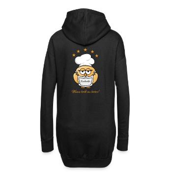 Mama kocht am besten beste Köchin Mutter Geschenk - Hoodie-Kleid - Schwarz - Hinten