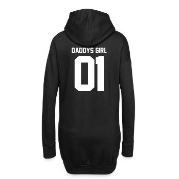Daddys Girl 01 - Hoodie-Kleid - Schwarz - Hinten