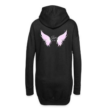 Gute Fee - Hoodie-Kleid - Schwarz - Hinten